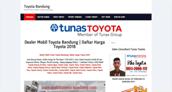 Desktop Screenshot of mobiltoyota-bandung.com